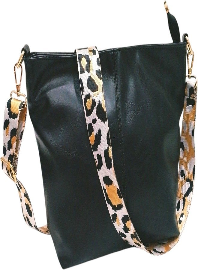 Poorak Black Sling Bag with Detachable White Belt for Girls & Women - Image 3